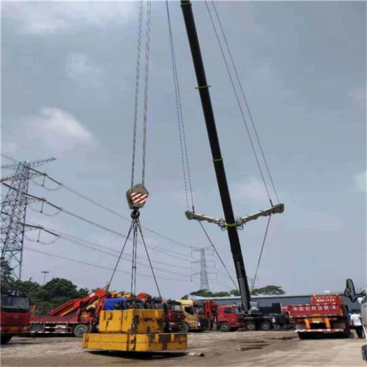龙门镇风电设备吊装